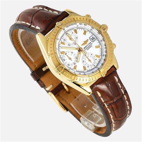 breitling chronomatic yellow strap|breitling watch bands.